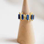 Pillar ring　-Sapphire-