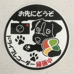 ジャックラッセルテリアステッカー(ドライブレコーダー☆高齢者マーク)