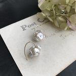 14kgf ケシパール bouquet ピアス