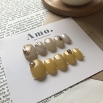 NO.24  くすみイエロー×ベージュ