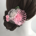 はな咲く。水引のヘアクリップ（桜色）
