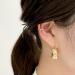 〈gold〉mesh ear cuff 2点セット