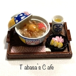 hand made  ミニチュア　ドールハウス　牛丼