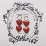【2点のみ】【chimie】USA heart  jewelry/イヤリング・ピアス