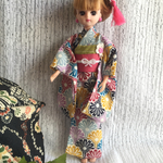22㎝ドールサイズの着物セット