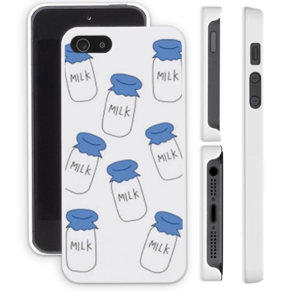 青いミルク Iphoneケース ハンドメイドマーケット Minne
