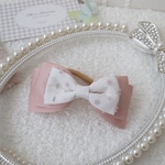 linogram様専用出品！🍓⋆｡:ﾟ･赤ちゃんから使える◎ 𝑅𝑖𝑏𝑏𝑜𝑛𝐻𝑎𝑖𝑟𝑏𝑎𝑛𝑑⸝⋆　ベビーヘアバンド  