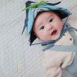 ♡denim KABUTO♡ ブルーチェック 布兜