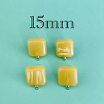 importアクリルピアスパーツ　レモンイエロー　4個入り