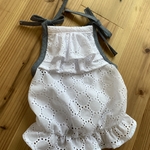 サークルレースの2段フリルワンピ