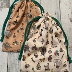 ✴︎給食袋✴︎サーカス柄（裏地付き）