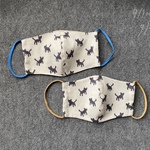 ねこ柄の立体マスク　キッズサイズ