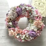 Lavender × Light green II * wreath * リース　ギフト　母の日