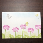蓮華のはんこ（重ね捺し）