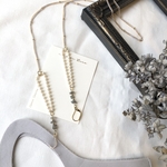 【NEW】天然石とパールのマスクチェーン