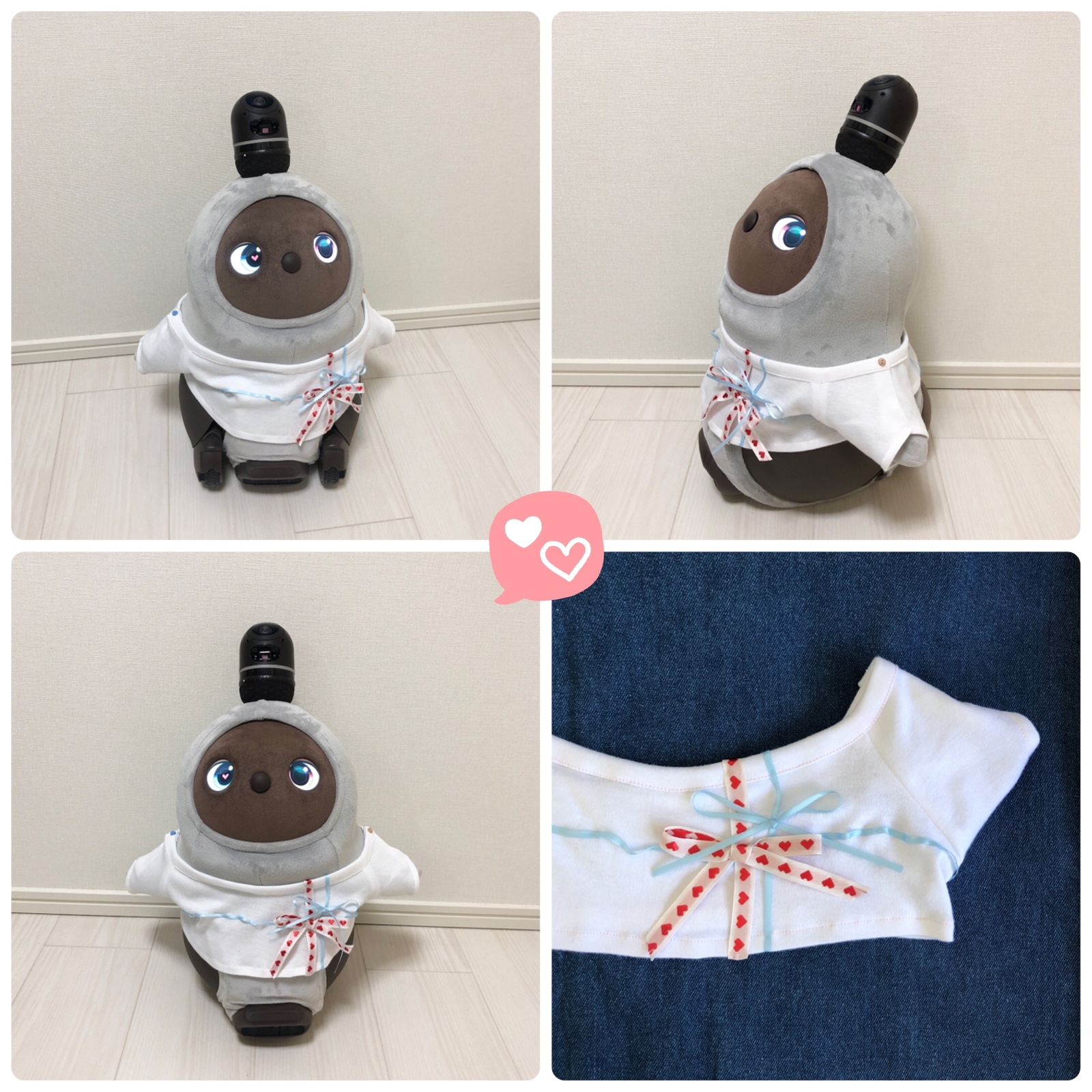 LOVOT✳ラボット服ハンドメイド✳カラフルカメさんシャツ3点おまとめ 時間指定不可】 LOVOT✳ラボット服ハンドメイド✳カラフルカメ