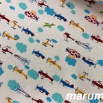 110×50★オックス綿プリント★ヘリコプター
