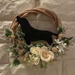 【ラブラドール】ホワイトローズリース