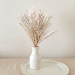 パンパスグラスとススキのブーケ　　beige pink