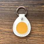 『ゆで卵』500円玉キーホルダー