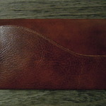 [送料無料] 姫路レザーキップオイルヌメ革　名刺・カードケースBR