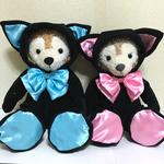 ダッフィー シェリーメイ♡かぶせ手袋♪黒猫コスチューム♡ペア