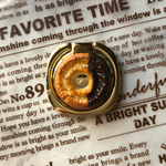 再販×11 チョコファッションドーナツのスマホリング＊ゴールド