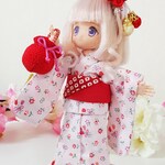 オビツ11浴衣💐小花の花束💐