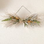 ミモザとユーカリのリボン型スワッグ   50cm  mimosa