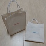 布の紙袋風バッグ 2個セット