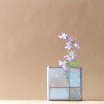 《受注製作》ガラスブロックの一輪挿し【g】