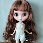 225.※単品※白のふんわりかぼちゃパンツ※ブライスアウトフィット※1/6ドール服