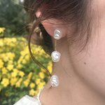 〰︎淡水パールピアス〰︎