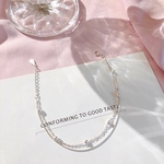 silver925 ホワイトシルバー 華奢で上品なブレスレット 訳あり価格