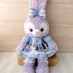 【up様お取り置き品】フリル＆レースワンピース♡チロリアンテープ柄(ブルー)♡ステラルーSサイズ♡コスチューム♡