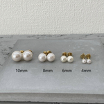 パール一粒ピアス