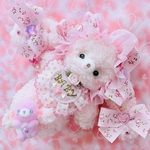 🌸ももめろ様専用ページ🌸メルヘン城の宝石姫💗💎ミニロップも一緒♪ロップイヤー　トイプードル✨ベビー✨赤ちゃん✨ゆめかわいい✨ファンシー✨レトロ✨ぬいぐるみ✨いぬ✨うさぎ　ペット　雑貨　