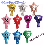 名前と年齢が入る🎈バースデー ナンバー　バルーン プロップス