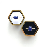 ラピスラズリ  華奢リング Vermeil