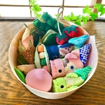 親子タイプ　端午の節句☆ちりめん こいのぼり大中小🎏弁当　