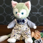 ジェラトーニ  花柄サロペットコーデ