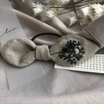 刺繍リボンのヘアゴム  