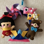 こどもの日リース　こいのぼりリース