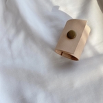 leather hair cuff（beige 5cm)