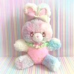 ⭐︎SALE⭐︎いちごみるくmumuちゃん♡   ぬいぐるみ　うさぎ　うさちゃん