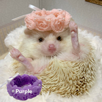 3Dローズの花かんむり［Purple］