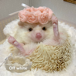 3Dローズの花かんむり［Off white］