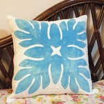 ハワイアンキルト♪ラウアエのクッションカバー♪