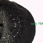 ●B様ご予約品●優等生のベレー帽　black