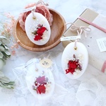 母の日限定 ✤ アロマワックスサシェ 【oval carnation】